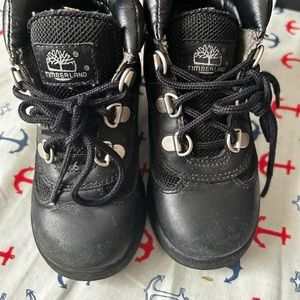 Timberland boots Black Girl Size 9.5  Worn Condition